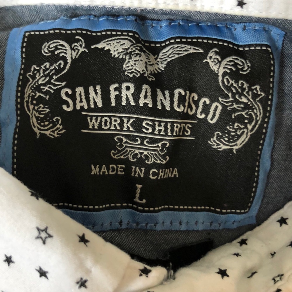 San Francisco work shirt button up
